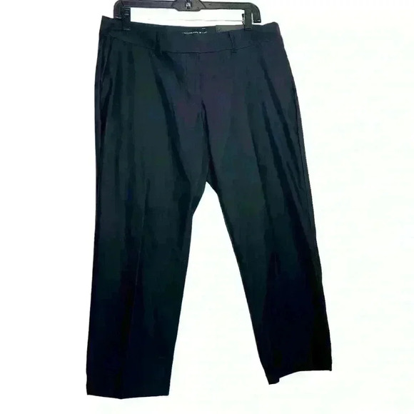 Nike black tour Performance dri-fit straight front Crop Golf Pants Size 12 - Picture 1 of 10